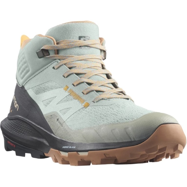 Mint / Black Salomon Outpulse Mid GTX Women's Hiking Boots | PH 12587J